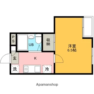 シティパル小堤【1階】の間取り