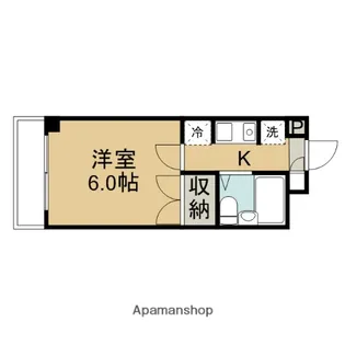 シティパル小堤【3階】の間取り