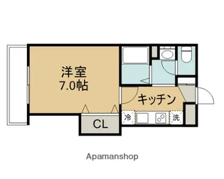 メゾンアソシエ【2階】の間取り