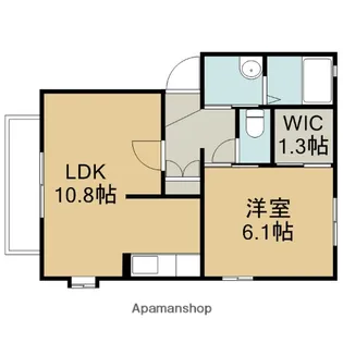埼玉県川越市吉田新町3丁目【アパート】の間取り