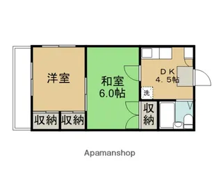 シティホームズ千代田【2階】の間取り