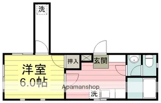アクアマンション【2階】の間取り
