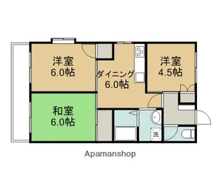 コリーヌカンダ【1階】の間取り