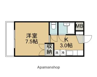 プティ・ソレイユ【2階】の間取り