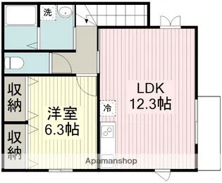 コンフォートフィオーレ【2階】の間取り