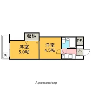ステップイン坂戸【2階】の間取り