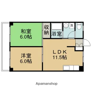 トータスビル【4階】の間取り