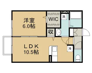 グランディール坂戸泉【2階】の間取り