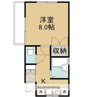 サニーヒル及川【2階】の間取り
