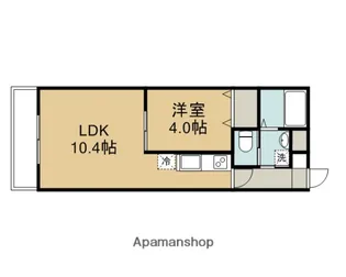 リヴェール北坂戸【3階】の間取り