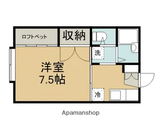 プラザドゥギャラクシー【2階】の間取り