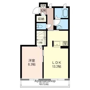 プラシードⅡ【1階】の間取り