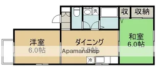 サンアール松ヶ丘【1階】の間取り