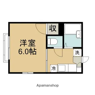埼玉県川越市霞ケ関東2丁目【アパート】の間取り