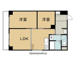 新井ハイツ【1階】の間取り