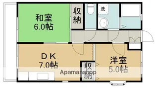 メゾン山王A棟【2階】の間取り