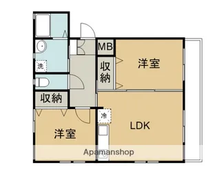 セルビア【1階】の間取り