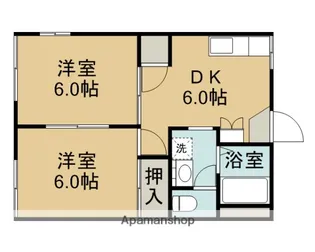 サングリーンⅡ棟【1階】の間取り