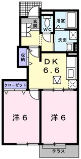 ヌーベル・ジェルメ【1階】の間取り