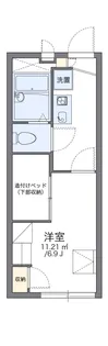 レオパレスグランツⅢ【2階】の間取り