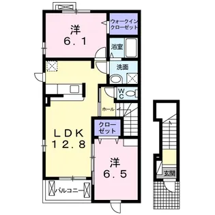 ヴィラ・プレステージC【2階】の間取り