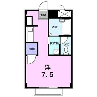 アネックス双葉【202号室】の間取り