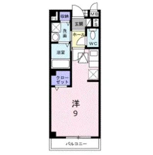 プロムナードA【1階】の間取り