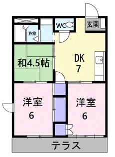 シティハイツM・N【1階】の間取り