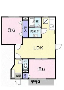 ドリカム ロード【1階】の間取り