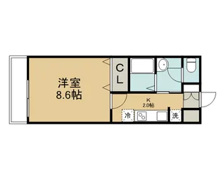 ビリーブⅠ【1階】の間取り