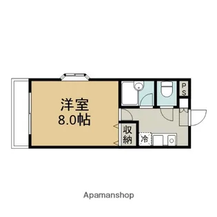 ハイムコスモス【1階】の間取り