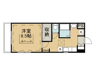 ルネス エスポワール【301号室号室】の間取り