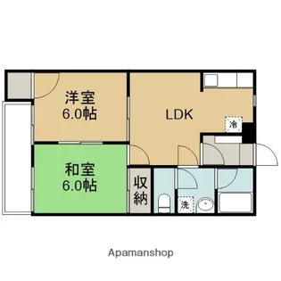 マンション欅【2階】の間取り