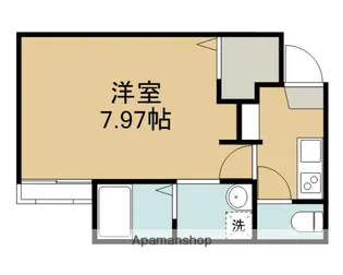 バレーヌ川越【1階】の間取り