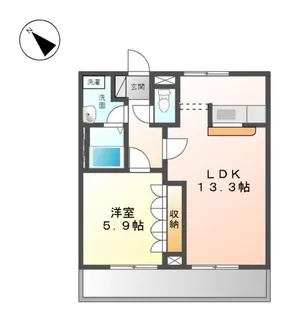 コンフォース【1階】の間取り