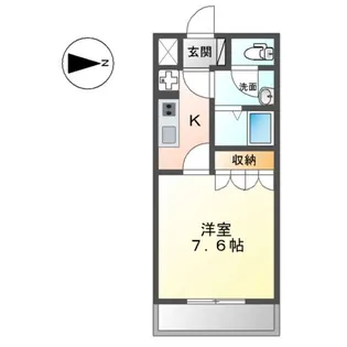 パルファムガーデン【2階】の間取り