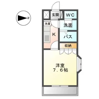 パルファムガーデン【2階】の間取り