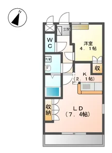 グランディール高坂【2階】の間取り