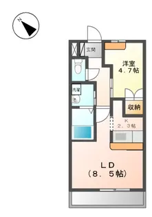 グレーシア【1階】の間取り