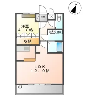グリーンハイムD【00203号室】の間取り