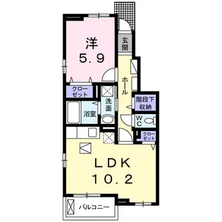 ピーノ【1階】の間取り