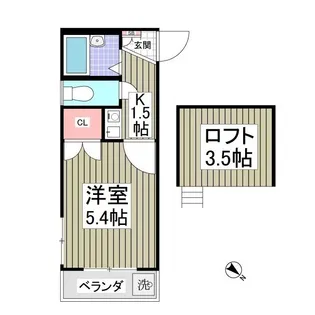 フリーダムC棟【2階】の間取り