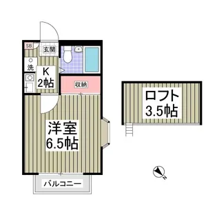 リブレス新河岸Ⅲ【2階】の間取り