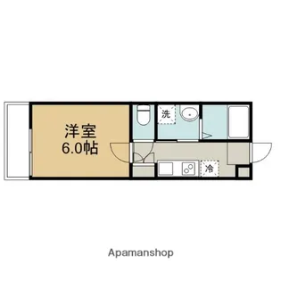 プラウドシャトー若葉【2階】の間取り