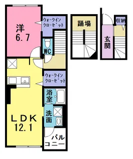ノーブル・レジデンス【3階】の間取り