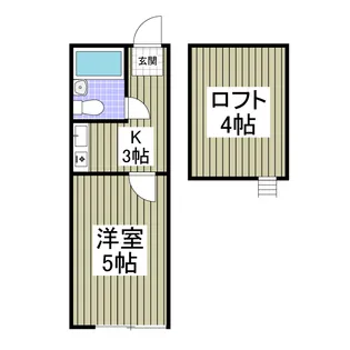 ミモザ【1階】の間取り