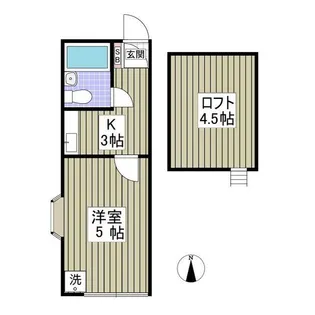 ミモザ【1階】の間取り