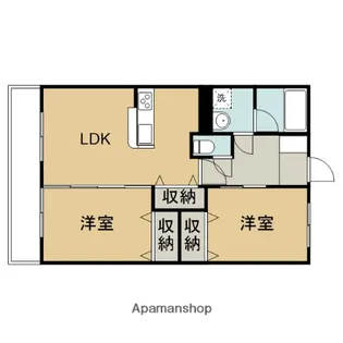 リリーヴィレッジGRANDE【3階】の間取り