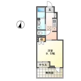 ペアリーフ【1階】の間取り
