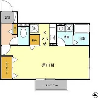 メイプル ブランシェ ⅠⅡ【2階】の間取り
